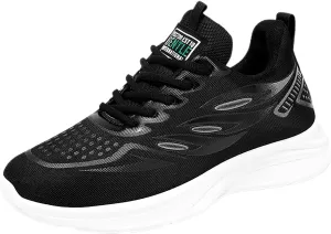 2023 Men's New Flyweave Sneakers Soft Sole Casual Shoes Mesh Men's Breathable Mesh Casual Light Outdoor Hiking Shoes