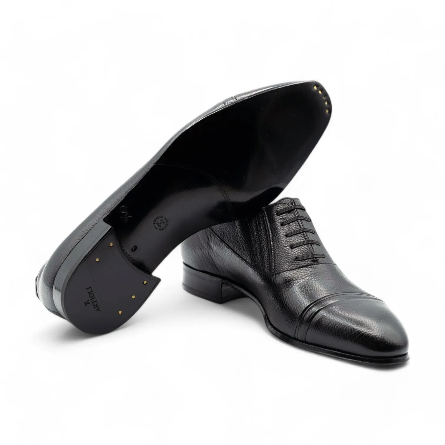 Artioli Brando Men's Shoes Full Grain Leather Classic Oxfords (ART1063)