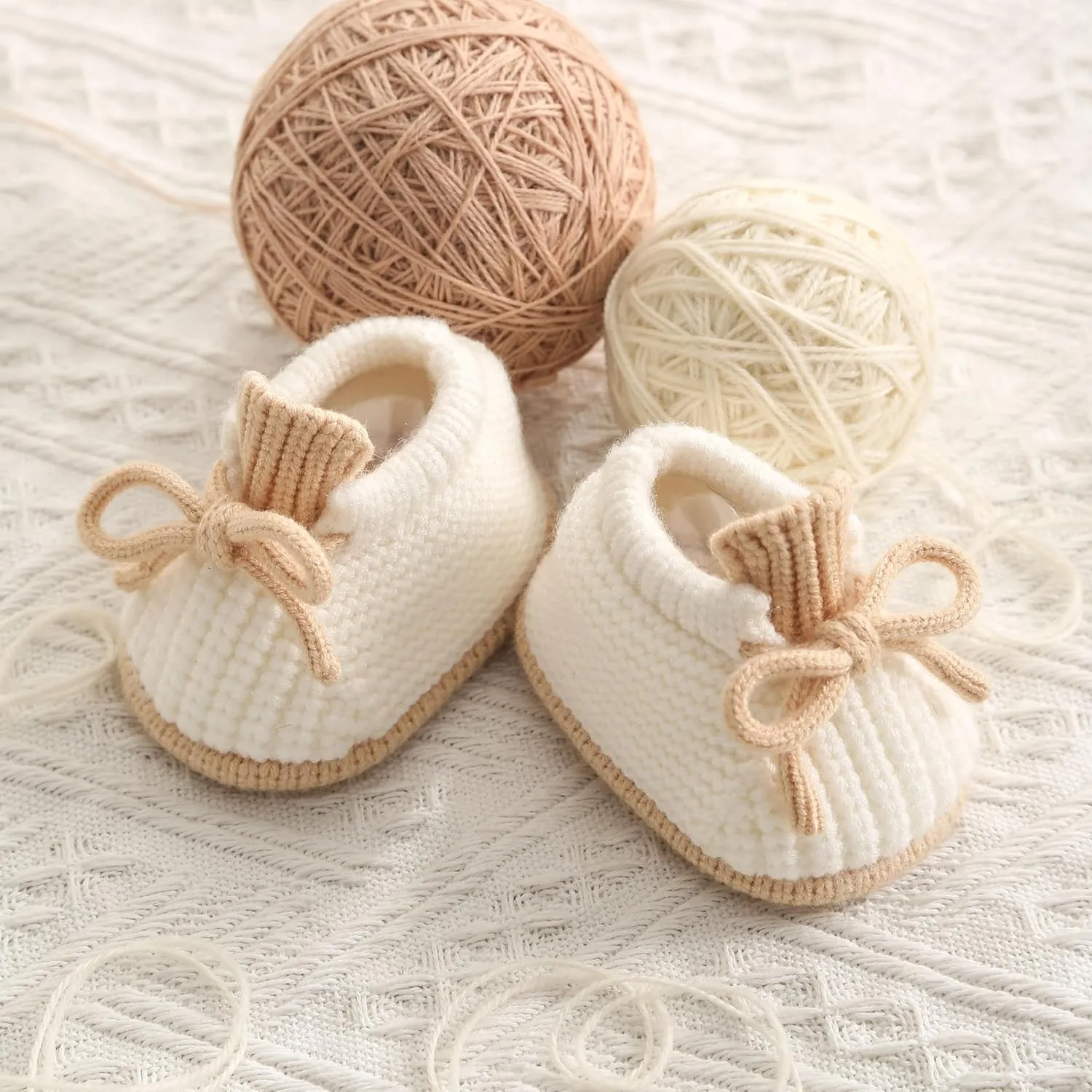Baby Booties Newborn Baby Boots Cozy Toddler First Walker Shoes Soft for Infant Boys Girls