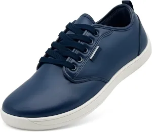 Barefoot Shoes Men Women Zero Drop Minimalist Soft Feel Wide Toe Box Non-Slip Comfortable Walking & Hiking Sneakers Dark Blue