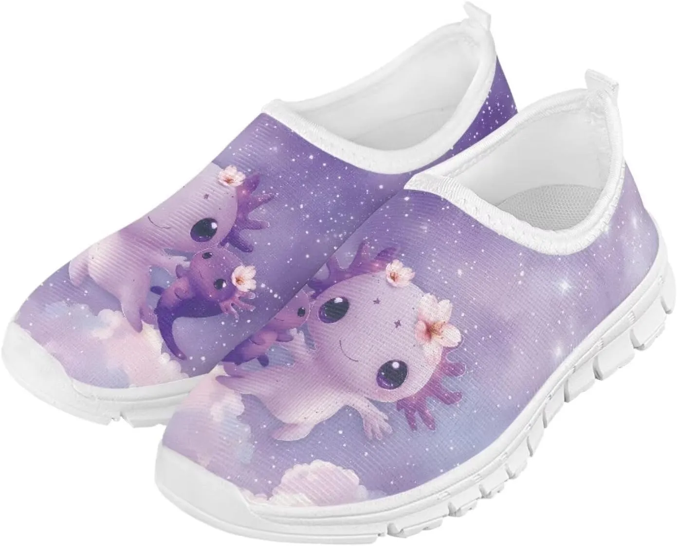 Big Kids Girls Slip on Shoes Size 11.5-4 for Casual Gym Low Top Design