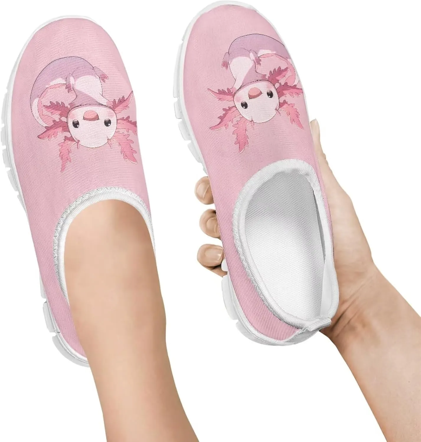 Big Kids Girls Slip on Shoes Size 11.5-4 for Casual Gym Low Top Design