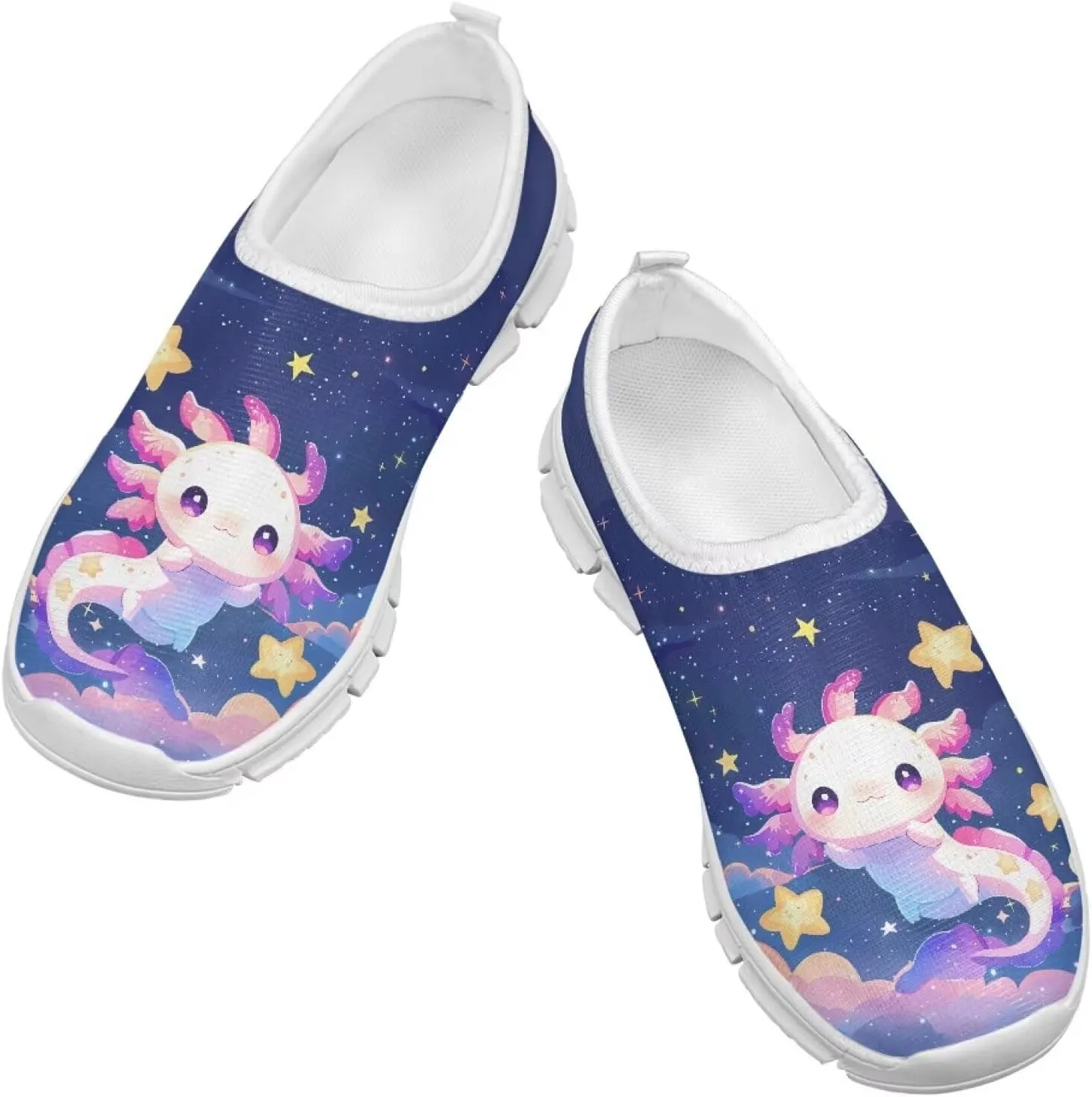 Big Kids Girls Slip on Shoes Size 11.5-4 for Casual Gym Low Top Design