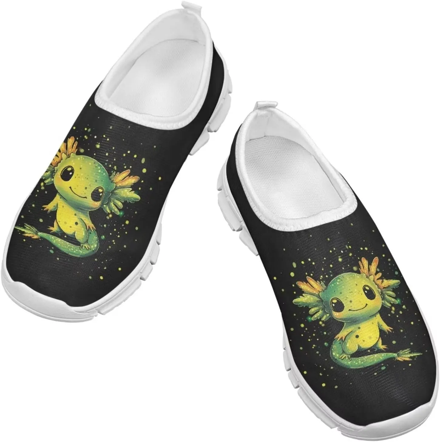 Big Kids Girls Slip on Shoes Size 11.5-4 for Casual Gym Low Top Design