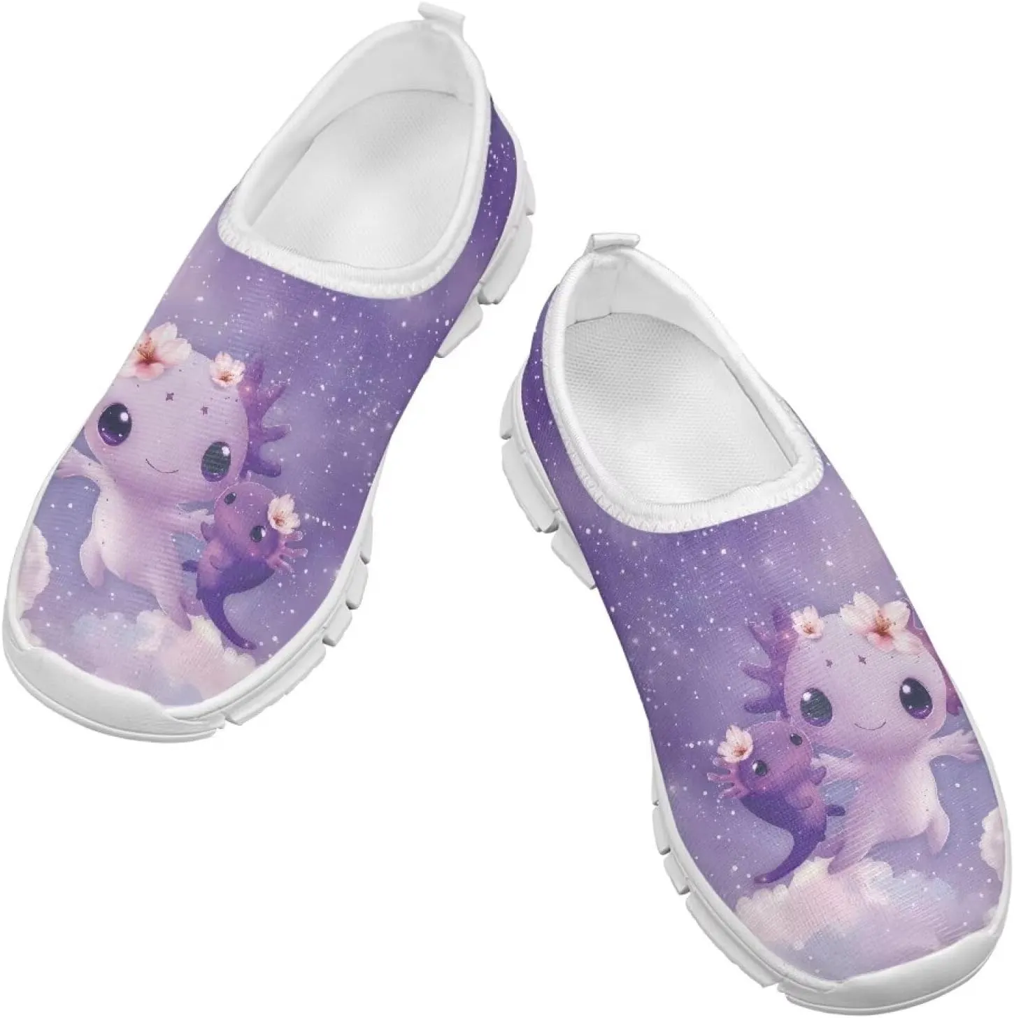 Big Kids Girls Slip on Shoes Size 11.5-4 for Casual Gym Low Top Design