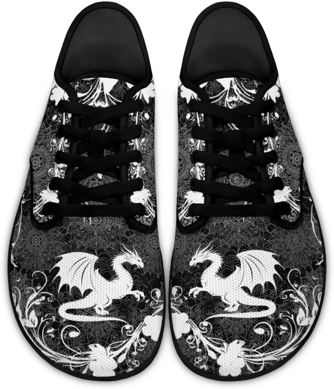 Binienty Barefoot Shoes Women Zero Drop Sole Lace up Walking Shoes Fashion Wide Width Sneakers Cozy Sports Shoe