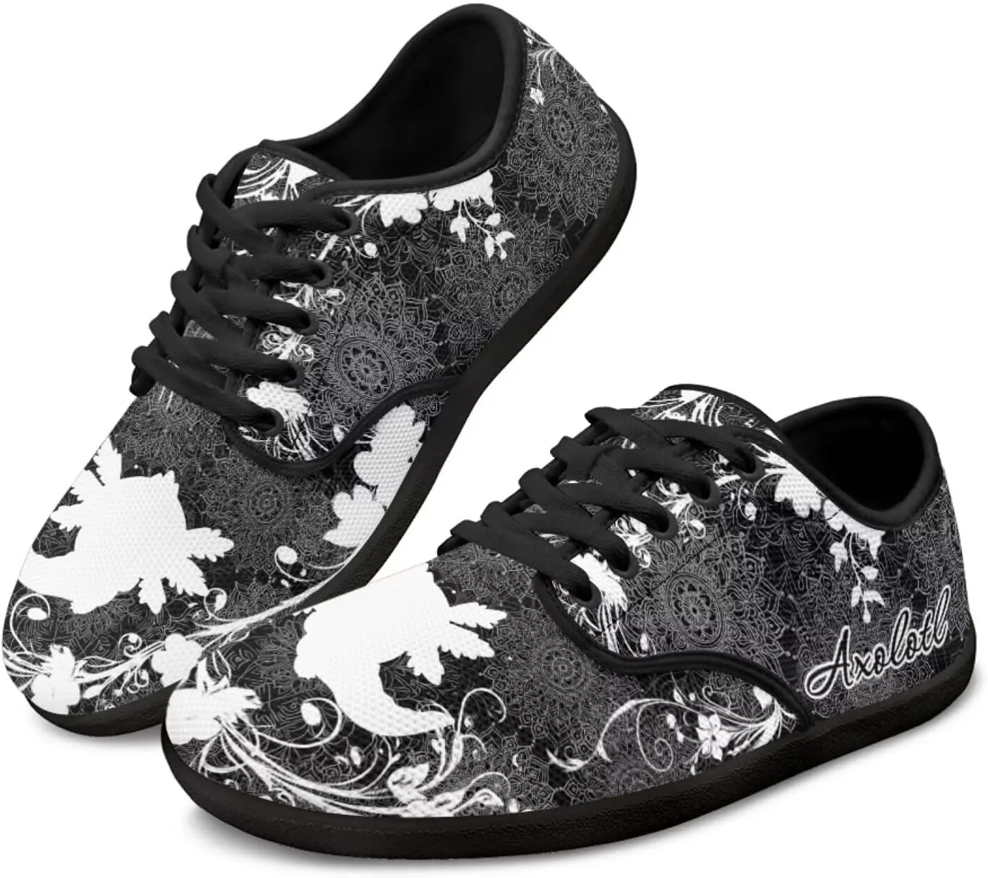 Binienty Barefoot Shoes Women Zero Drop Sole Lace up Walking Shoes Fashion Wide Width Sneakers Cozy Sports Shoe