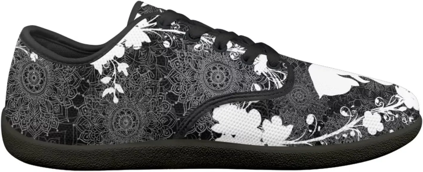 Binienty Barefoot Shoes Women Zero Drop Sole Lace up Walking Shoes Fashion Wide Width Sneakers Cozy Sports Shoe