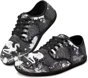 Binienty Barefoot Shoes Women Zero Drop Sole Lace up Walking Shoes Fashion Wide Width Sneakers Cozy Sports Shoe