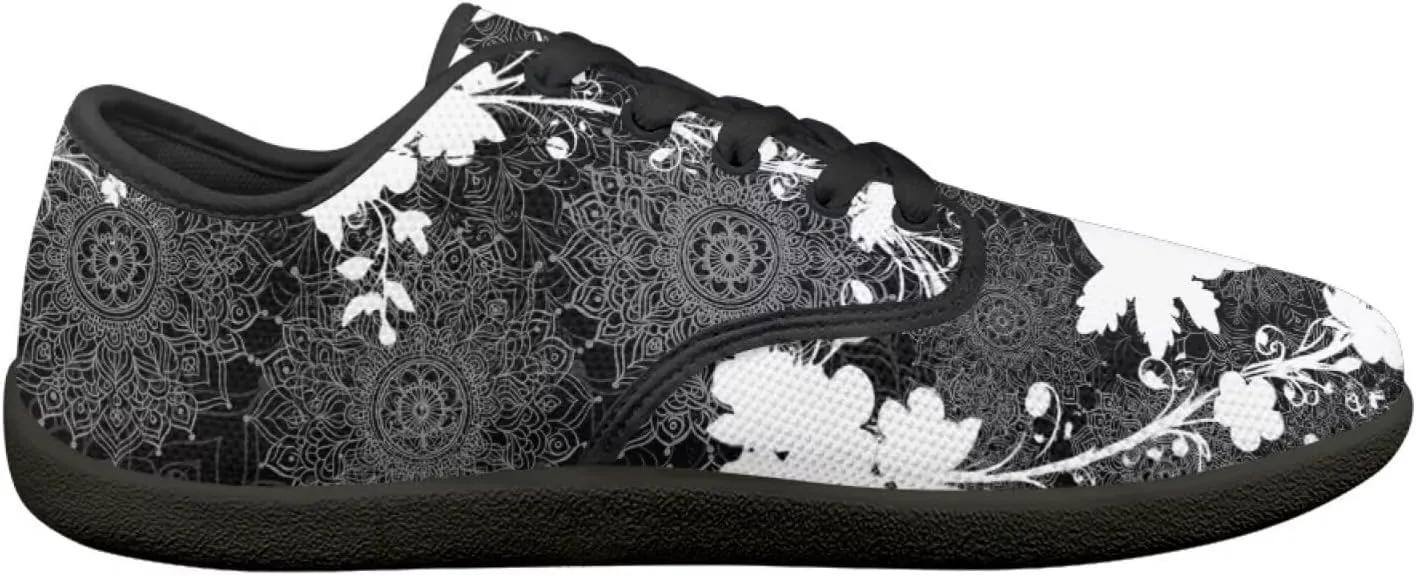 Binienty Barefoot Shoes Women Zero Drop Sole Lace up Walking Shoes Fashion Wide Width Sneakers Cozy Sports Shoe