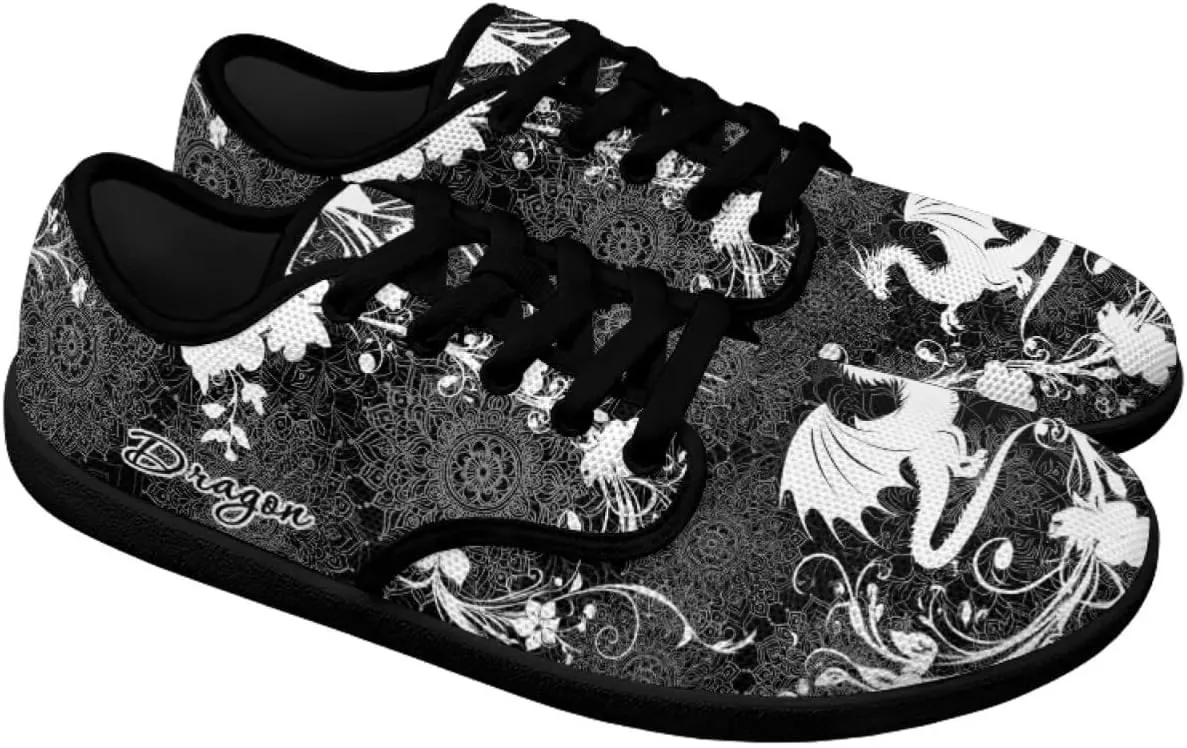 Binienty Barefoot Shoes Women Zero Drop Sole Lace up Walking Shoes Fashion Wide Width Sneakers Cozy Sports Shoe