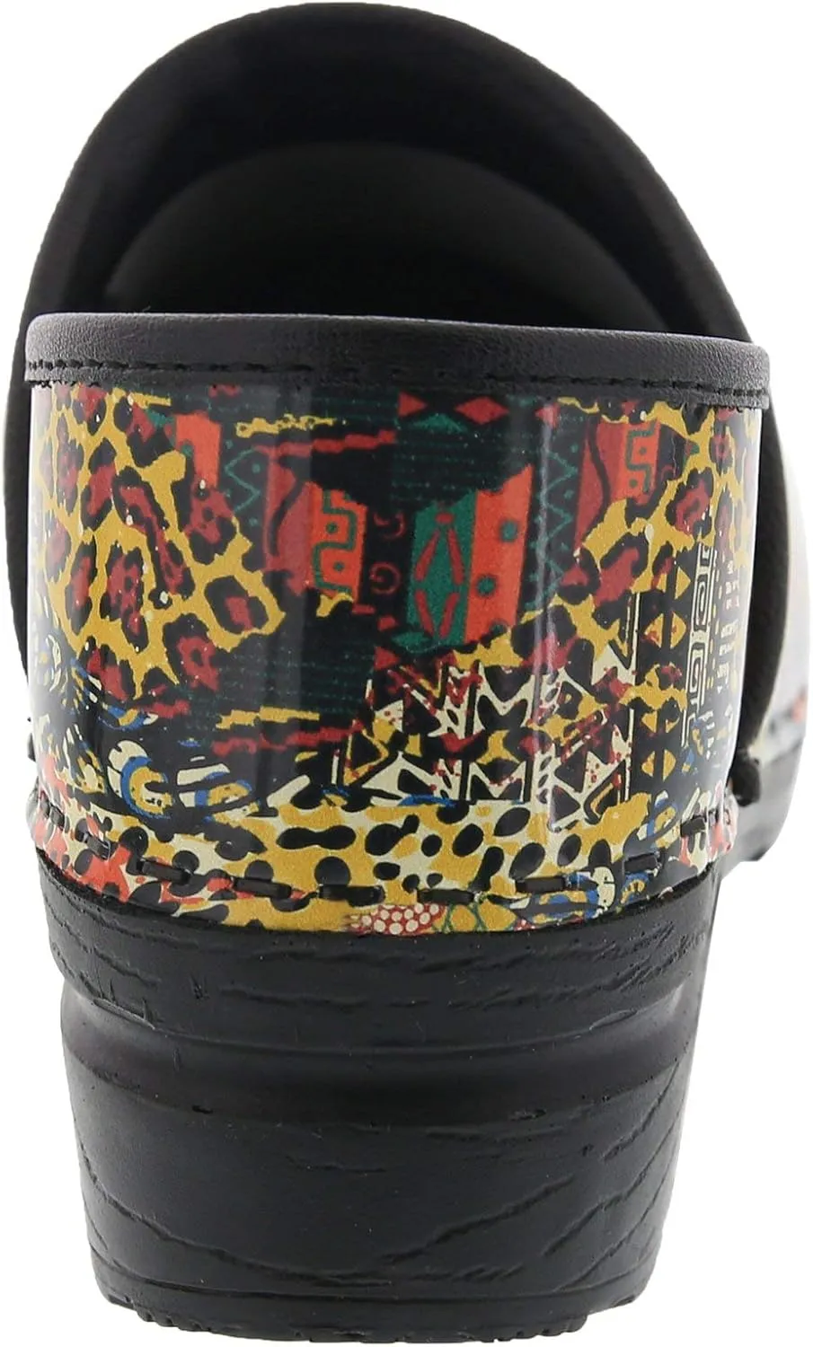 BJORK Swedish Comfort Women's Professional Printed Leather Clogs