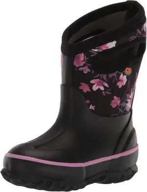 Bogs Kids Classic Flower Stripes Winter Snow Boot