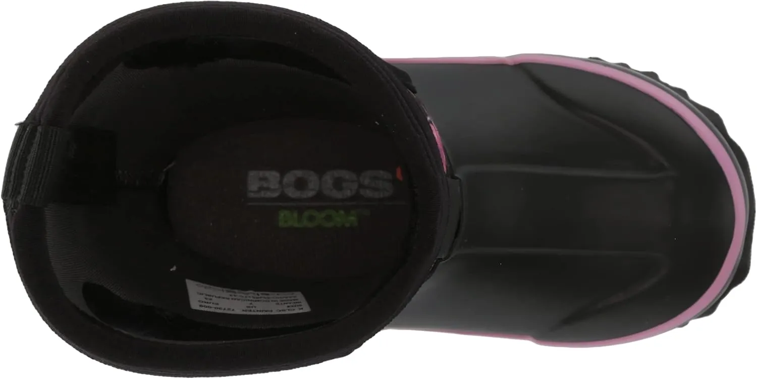 Bogs Kids Classic Flower Stripes Winter Snow Boot