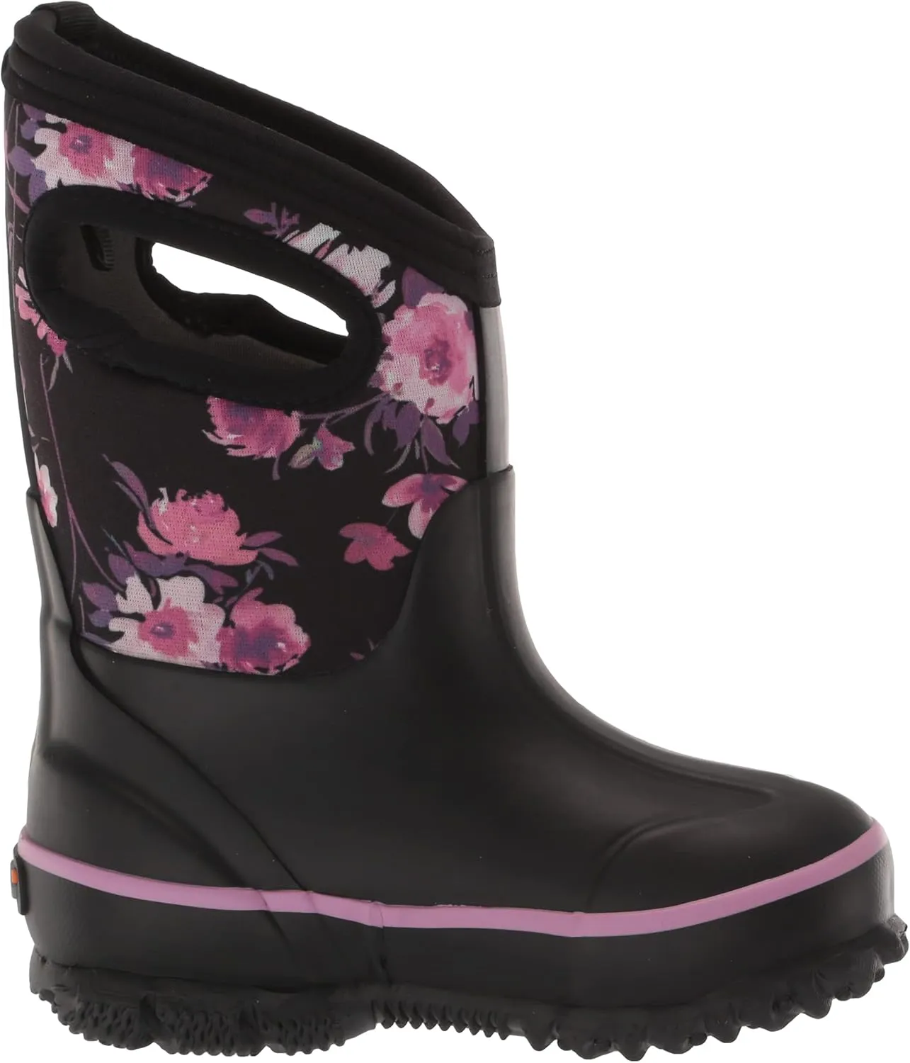 Bogs Kids Classic Flower Stripes Winter Snow Boot