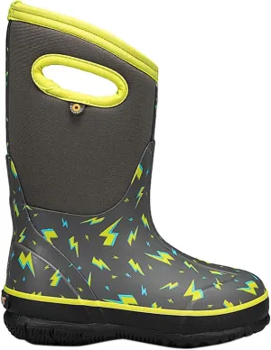 Bogs Kids Classic Flower Stripes Winter Snow Boot