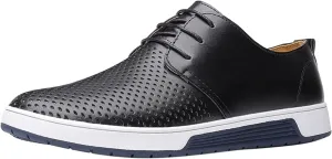BORAMAX Men's Casual Non-Slip Oxford Shoes -Men's Flat Fashion Breathable Business Formal Dress Sneakers Dress Shoes for Men