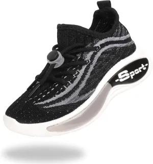 Boys Girls Sneakers Kids Lightweight Slip On Athletic Running Walking Sports Shoes Lace-up Breathable Tennis Shoes for Toddler/Little Kid/Big Kid