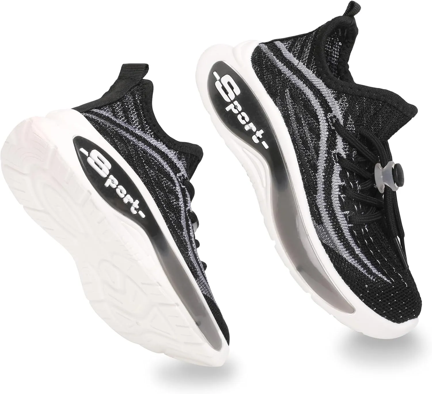 Boys Girls Sneakers Kids Lightweight Slip On Athletic Running Walking Sports Shoes Lace-up Breathable Tennis Shoes for Toddler/Little Kid/Big Kid