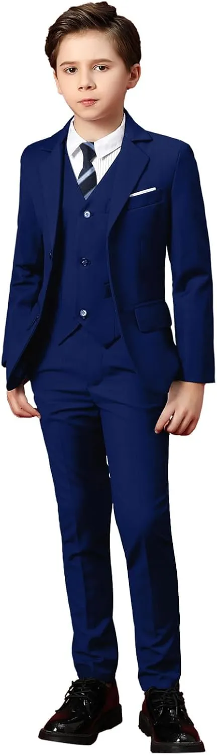 Boys Suits for Kids Formal Dress Suit Set Complete Outfit