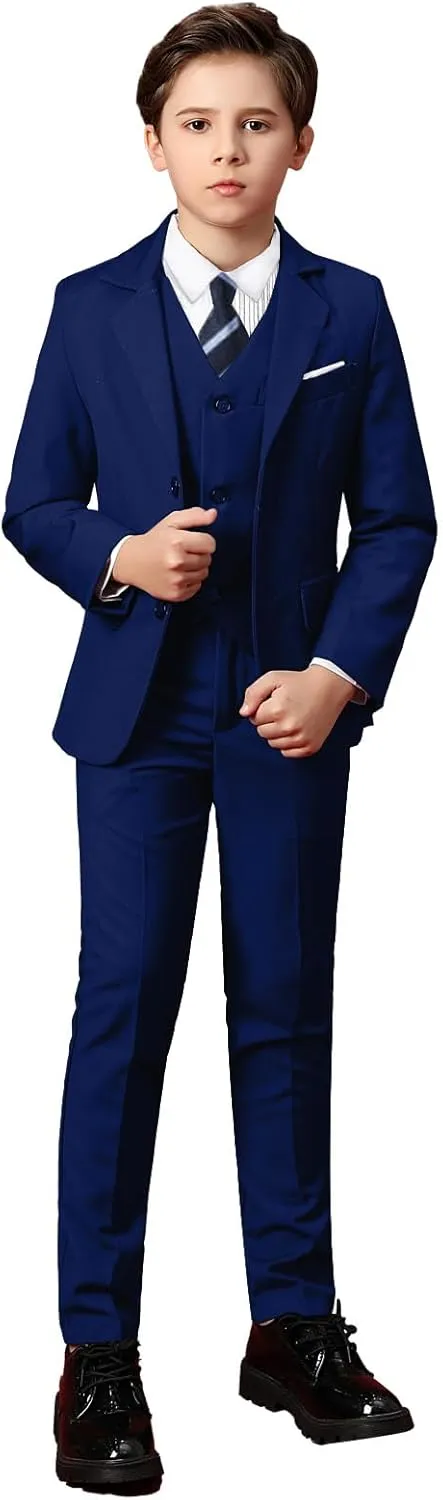 Boys Suits for Kids Formal Dress Suit Set Complete Outfit
