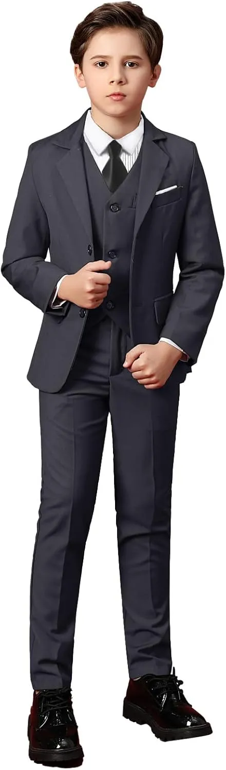 Boys Suits for Kids Formal Dress Suit Set Complete Outfit