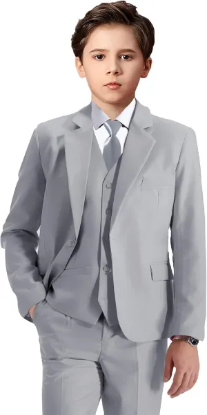 Boys Suits for Kids Formal Dress Suit Set Complete Outfit