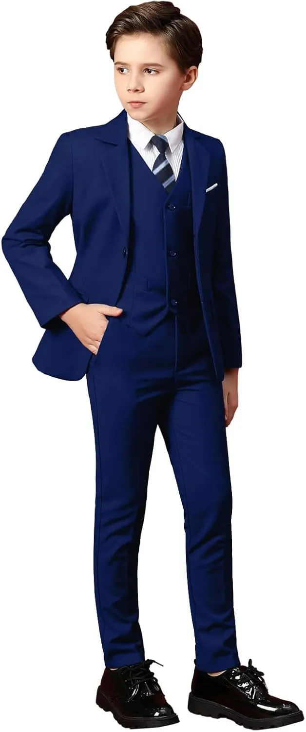 Boys Suits for Kids Formal Dress Suit Set Complete Outfit