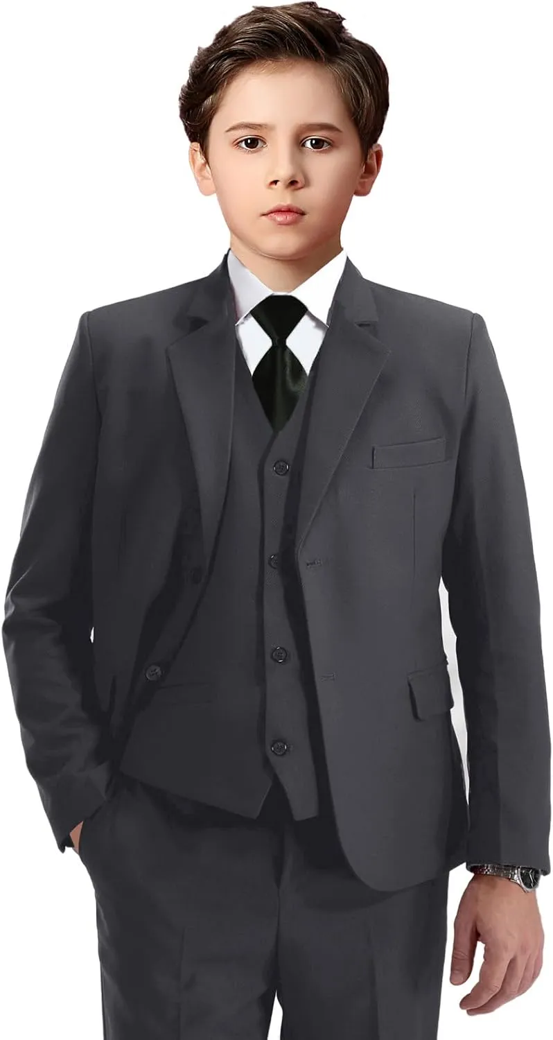 Boys Suits for Kids Formal Dress Suit Set Complete Outfit