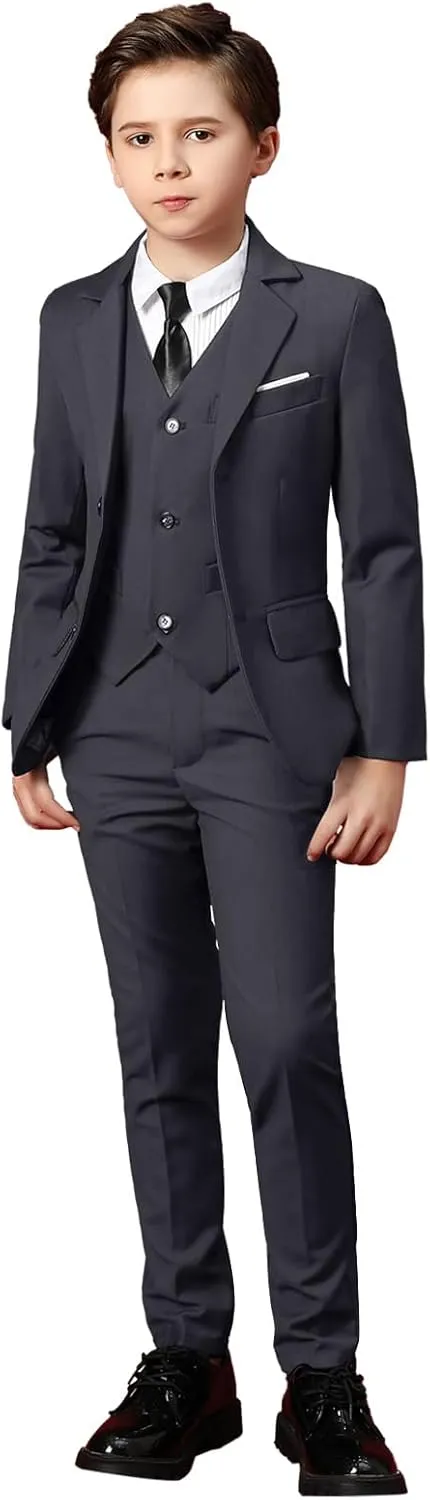 Boys Suits for Kids Formal Dress Suit Set Complete Outfit