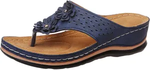 Cathalem Orthopedic Sandals for Women, Orthopedic Sandals with Arch Support for Women Comfortable Walking Sandals