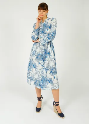 DREAM Clara Dress in Blue Sketch