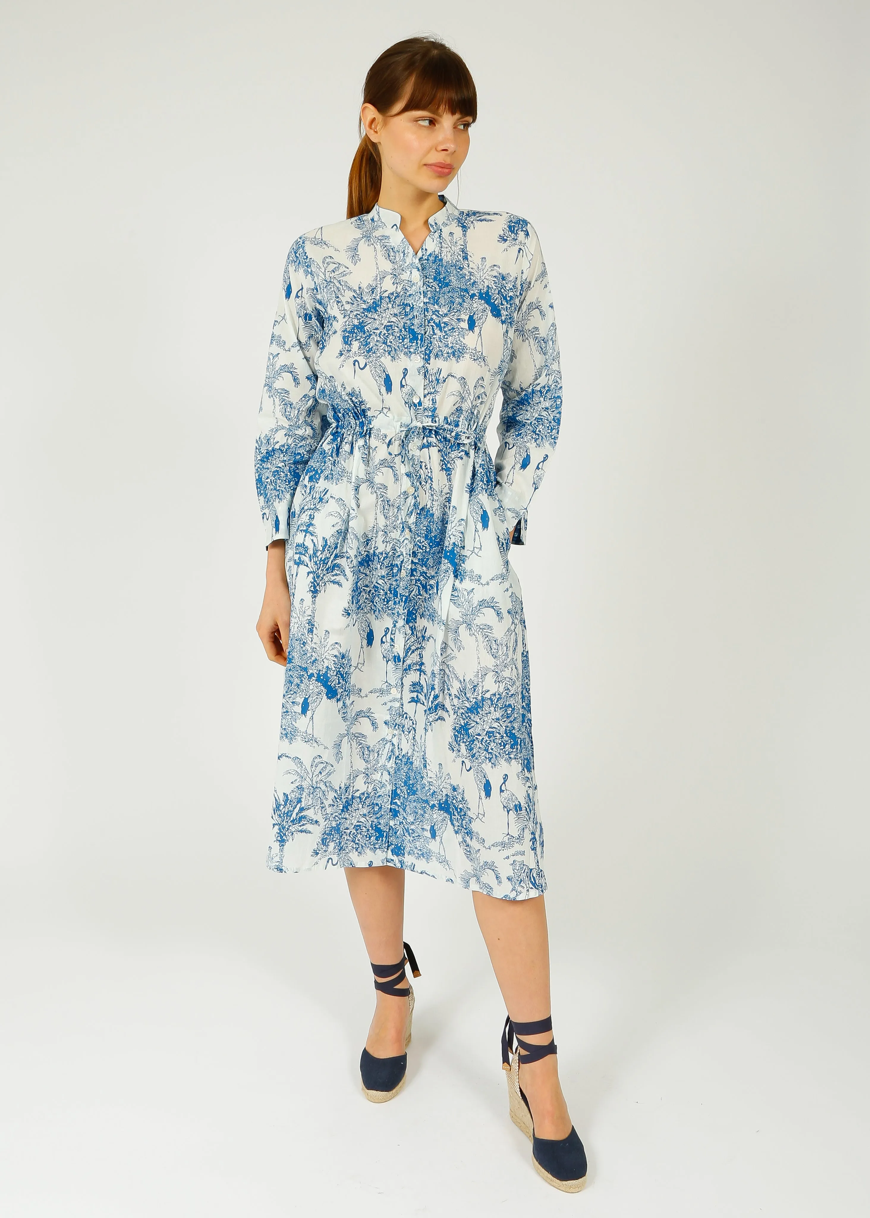 DREAM Clara Dress in Blue Sketch