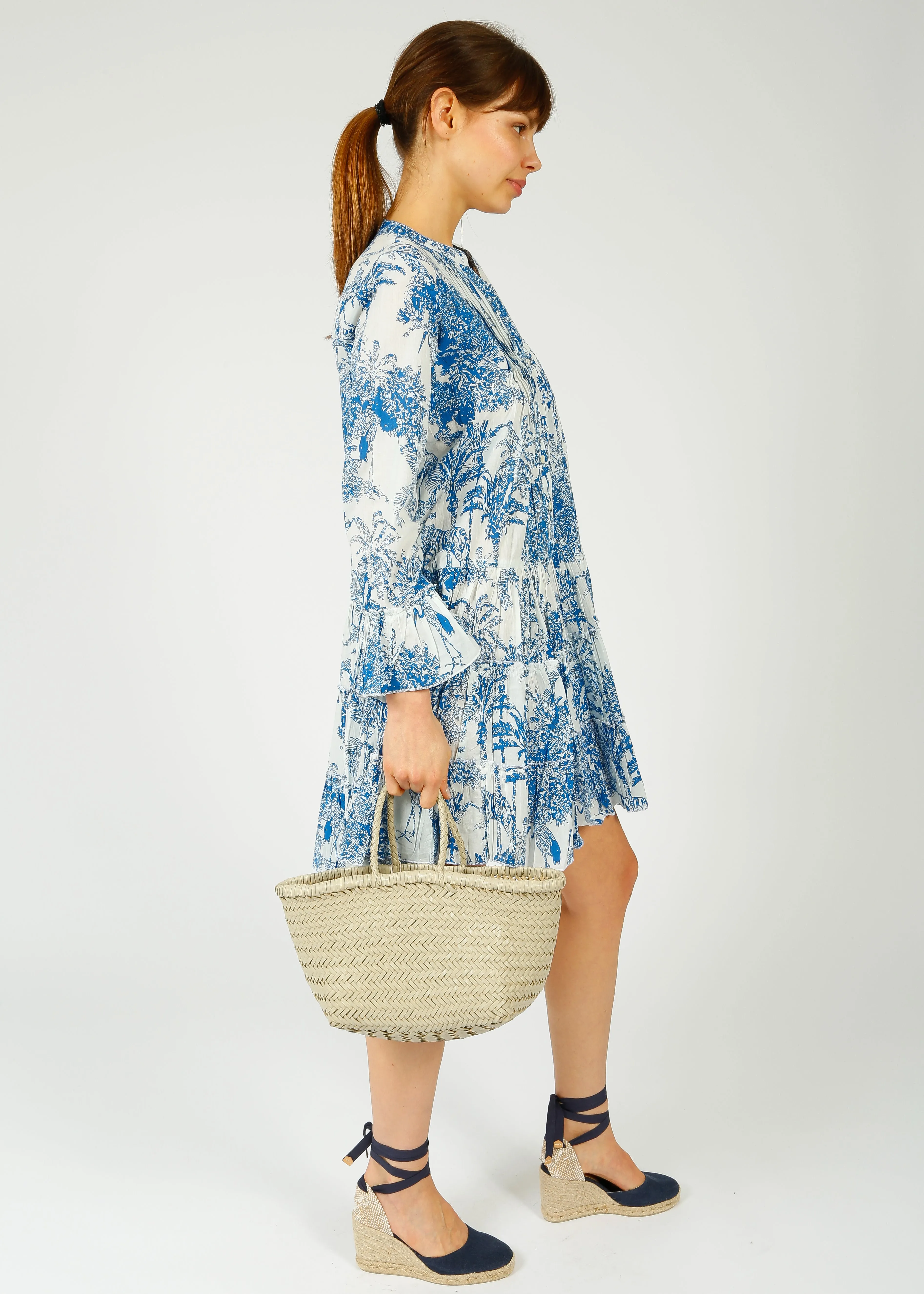 DREAM Clara Dress in Blue Sketch