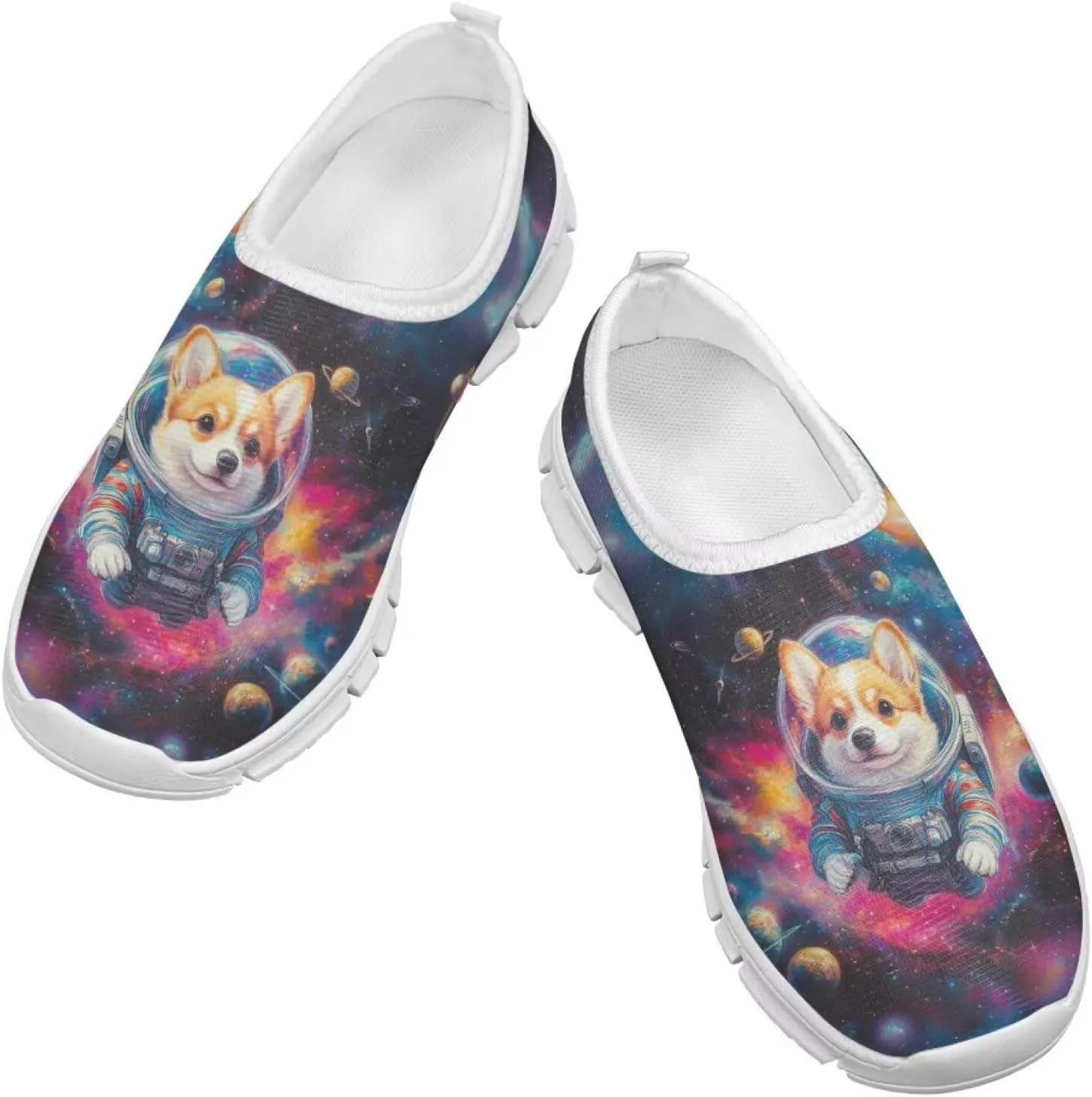 Girls Slip On Shoes Little Kid Big Kid Cute Gym Tennis Athletic Shoes