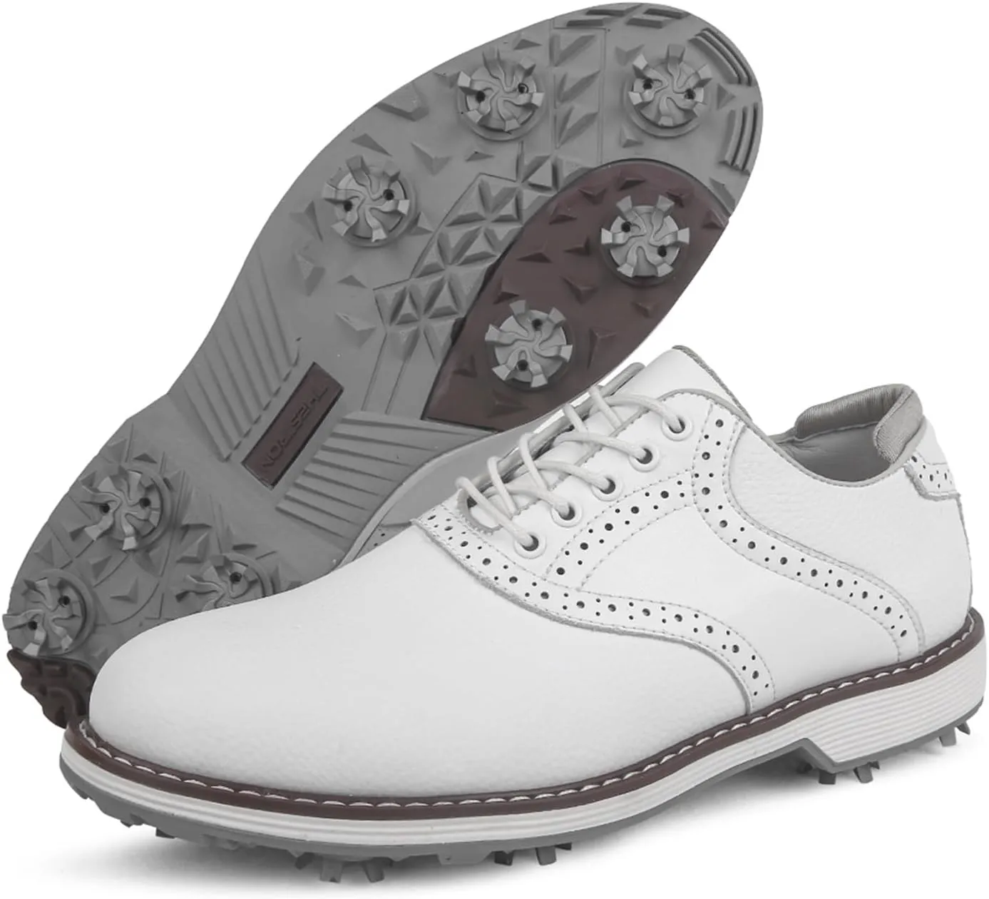 Golf Shoes Men Professional Spikes Golf Shoes Waterproof Walking Footwears for Golfers Outdoor Gym Sneakers