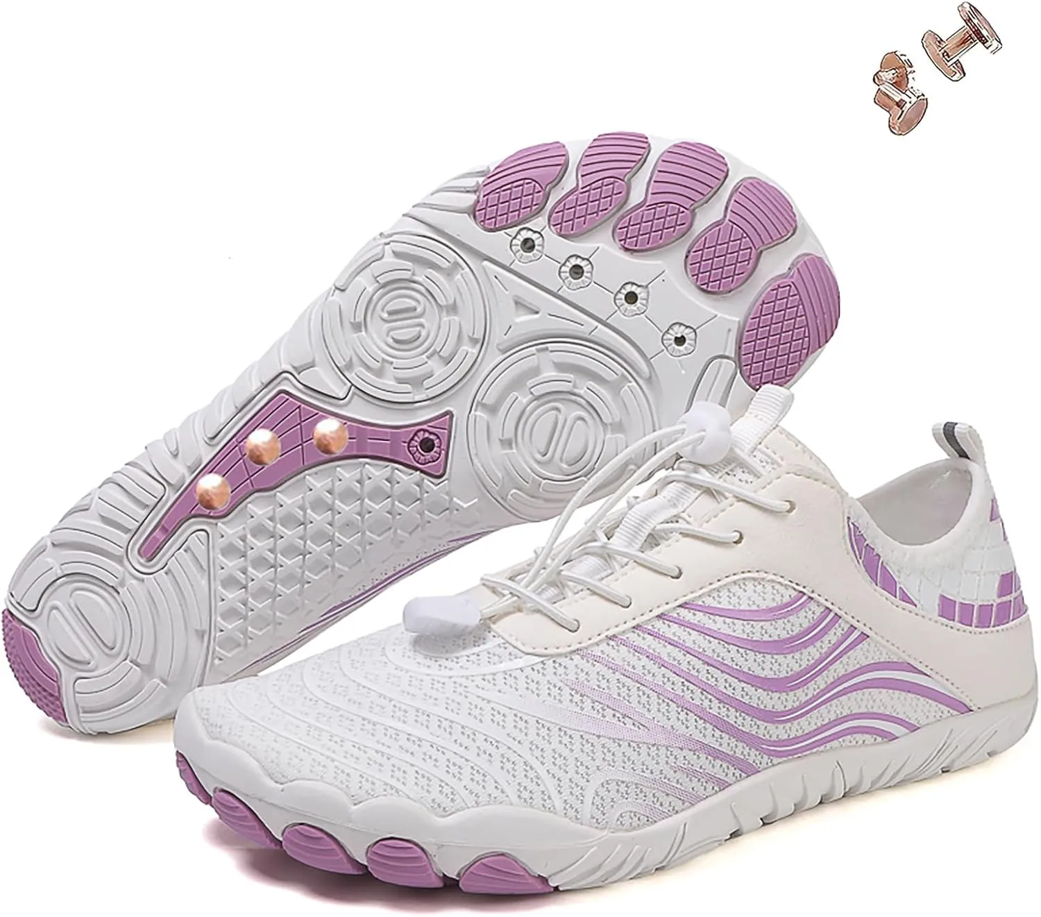 Grounding Shoes with Copper Outdoor Waterproof Healthy Non-Slip Flexible Shoes Women Men