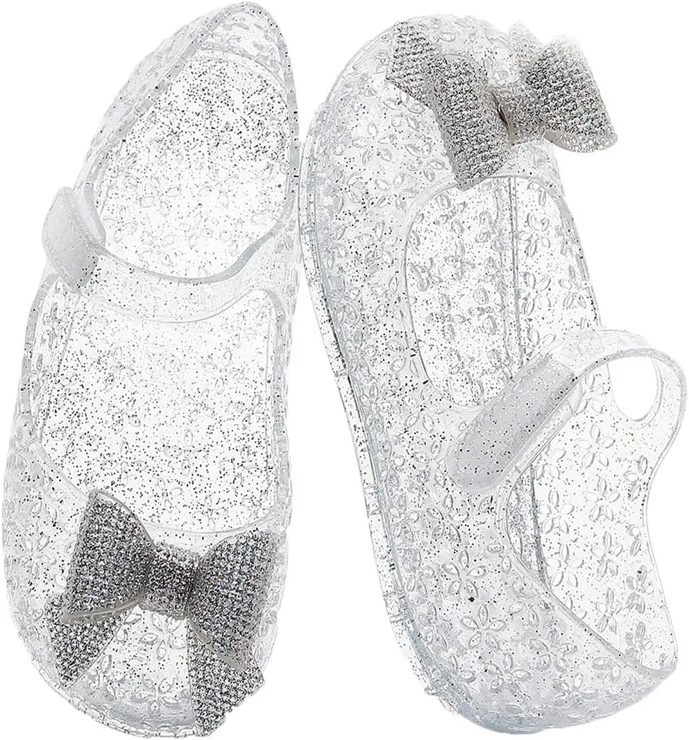 Jelly Sandals for Girls Shoes Girls Sandals Jelly Mary Jane Dance Party Cosplay Shoes For Kids Toddler Double Slip On Slide