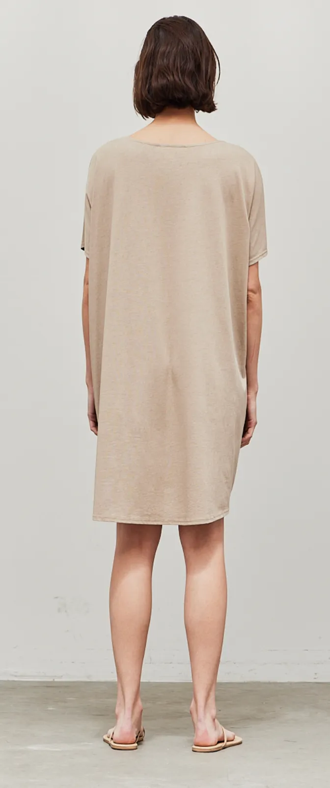 Jersey Tunic Dress with Pockets