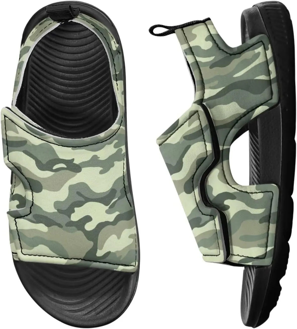 Kids Sandals Boys Girls Summer Outdoor Non-slip Athletic Sandals Adjustable Sport Sandal Lightweight Beach Gifts for Toddler/Little/Big Kid