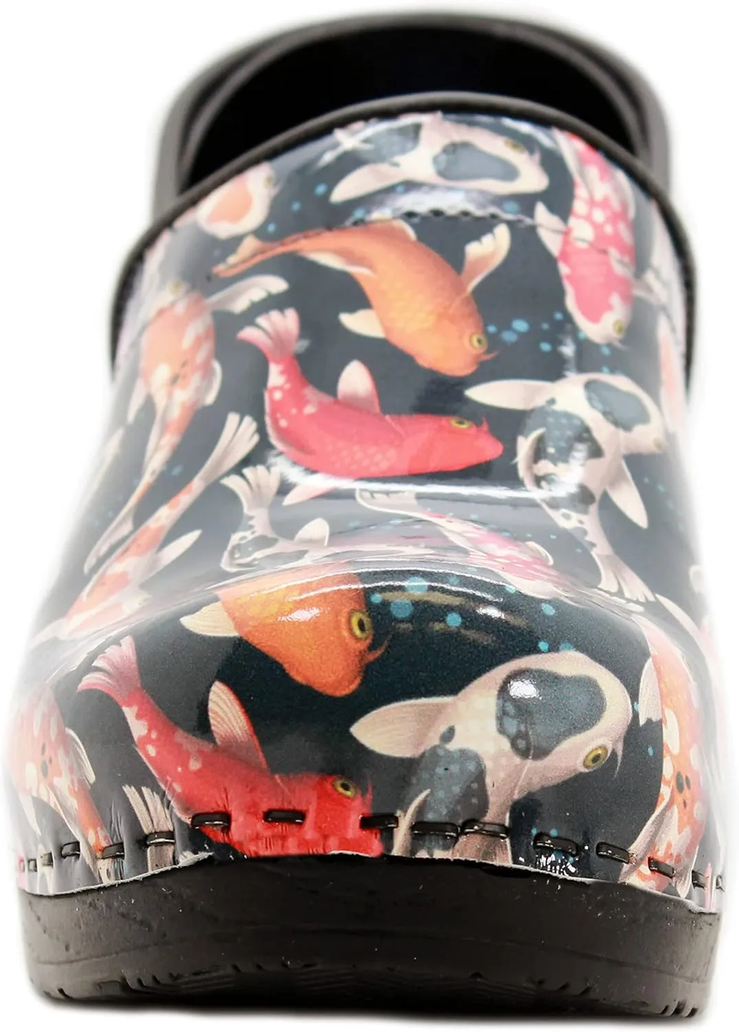 KLGN Women's Professional Plus Patent Leather Clogs