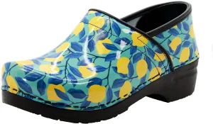 KLGN Women's Professional Plus Patent Leather Clogs