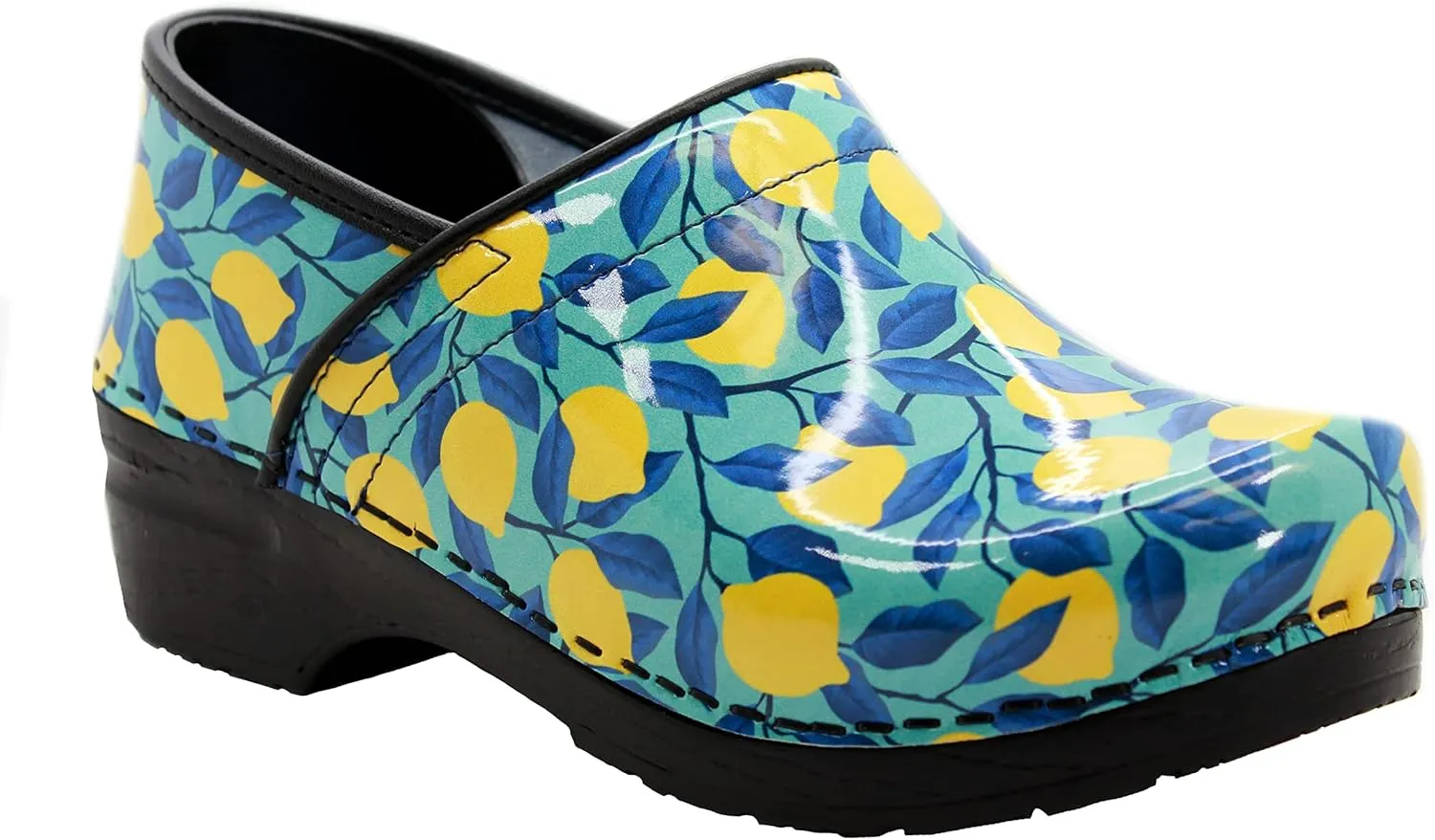 KLGN Women's Professional Plus Patent Leather Clogs