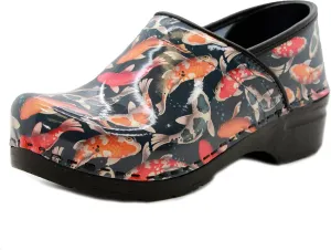 KLGN Women's Professional Plus Patent Leather Clogs