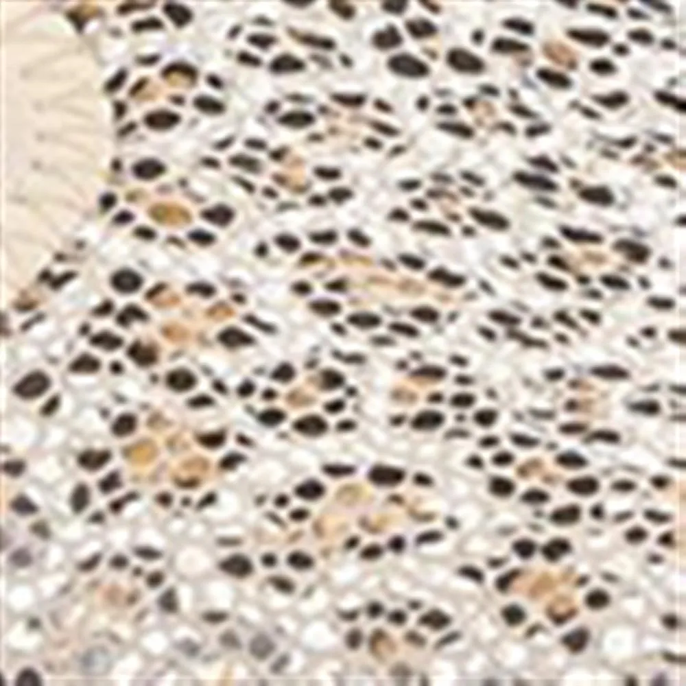 Leopard Print Pull-On Sandals - POLY33003 / 319 732