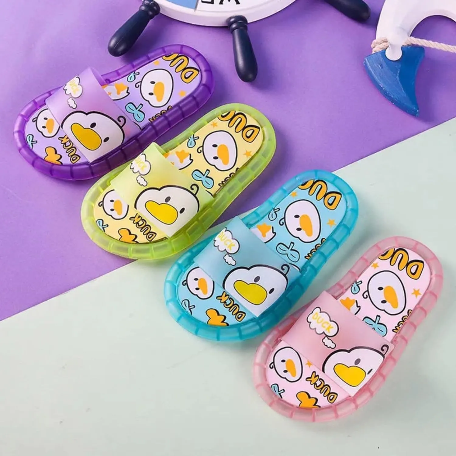 Little Child Flashing Lights Summer Slippers Cute Animal Cartoon Indoor Outdoor Home Sandals Kid Toddler Shoes