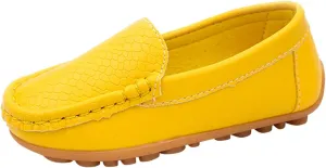Loafers Leather Soft Sole Non Slip Sneaker for Childrens Boys Girls Kids Outdoor Indoor Sport Shoes Toddler Cozy Casual