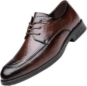 Mens Comfort Orthopedic Dress Shoes Genuine Leather Business Oxford Formal Flats Anti Slip Low Top Prom Casual