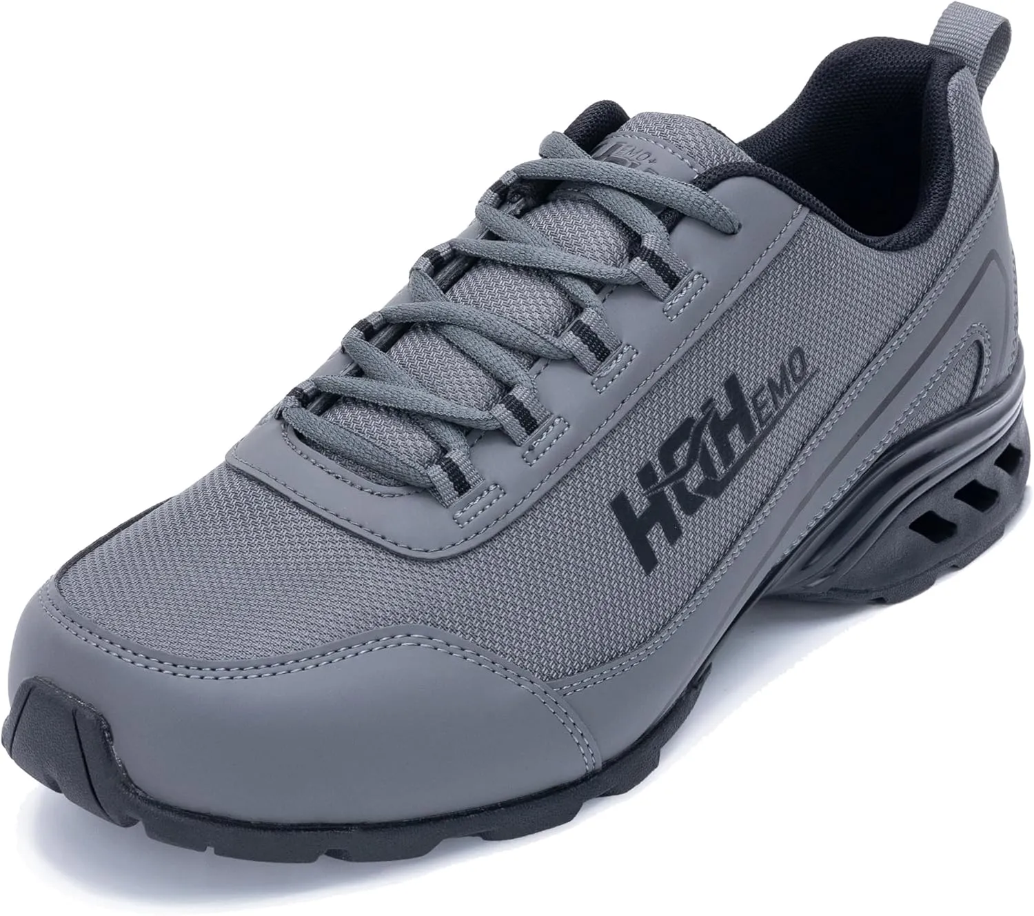Mens Walking Work Shoes with Arch Support for Plantar Fasciitis Non Slip Tennis Athletic Hiking Sneakers for Everday Standing