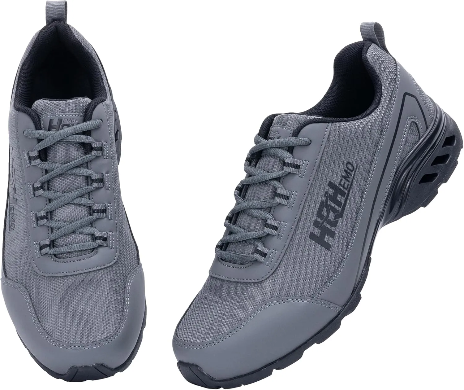 Mens Walking Work Shoes with Arch Support for Plantar Fasciitis Non Slip Tennis Athletic Hiking Sneakers for Everday Standing